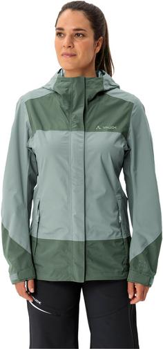 Rückansicht von VAUDE Neyland 2.5L Hardshelljacke Damen dusty fern