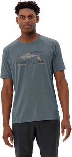 Rückansicht von VAUDE Gleann II Funktionsshirt Herren heron