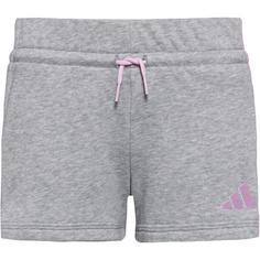 adidas 3 STRIPES Sweatshorts Kinder medium grey heather-clear pink