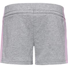 Rückansicht von adidas 3 STRIPES Sweatshorts Kinder medium grey heather-clear pink