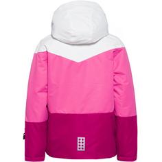 Rückansicht von Lego Wear JESTED 708 Skijacke Kinder dark pink