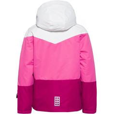 Rückansicht von Lego Wear JESTED 708 Skijacke Kinder dark pink