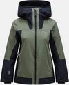Peak Performance Rider Tech Skijacke Damen - pine needle-black