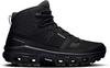 On Cloudrock Mid WP Wanderschuhe Damen - black-black