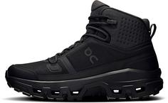 Rückansicht von On Cloudrock Mid WP Wanderschuhe Damen black black