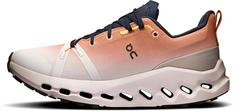 Rückansicht von On Cloudsurfer Trail WP Trailrunning Schuhe Damen sandstone-silver