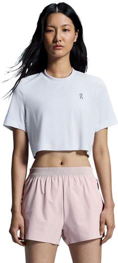 Rückansicht von On Train Croptop Damen white