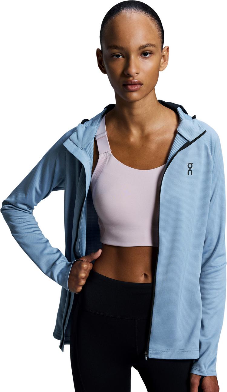 On On Climate Zip Laufjacke Damen - chambray - 3 | SportScheck