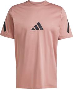 adidas ZNE Funktionsshirt Herren warm clay