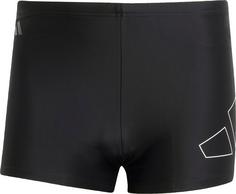 adidas Big Bars Kastenbadehose Herren black-white