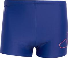 adidas Big Bars Kastenbadehose Herren dark blue-lucid red