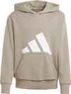 adidas BIG LOGO Hoodie Jungen - putty beige-white