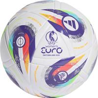 adidas W EURO25 LGE Fu&szlig;ball - white-pantone-pantone-lucid lemon