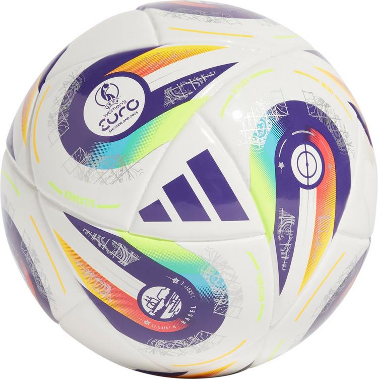 adidas adidas W EURO25 MINI Miniball - white-pantone-pantone-lucid lemon - 0 | SportScheck