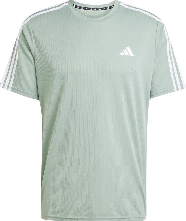 adidas adidas TR-ES BASE 3S Funktionsshirt Herren - silver green-white - 0 | SportScheck