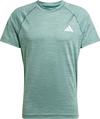 adidas GYM+ Funktionsshirt Herren - colleg. green mel.
