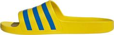 Rückansicht von adidas ADILETTE AQUA Badelatschen yellow-bright royal-yellow