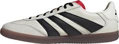 Rückansicht von adidas PREDATOR FREESTYLE Fußballschuhe Herren off white-core black-pure ruby