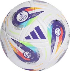 Rückansicht von adidas W EURO25 LGE Fußball white-pantone-pantone-lucid lemon
