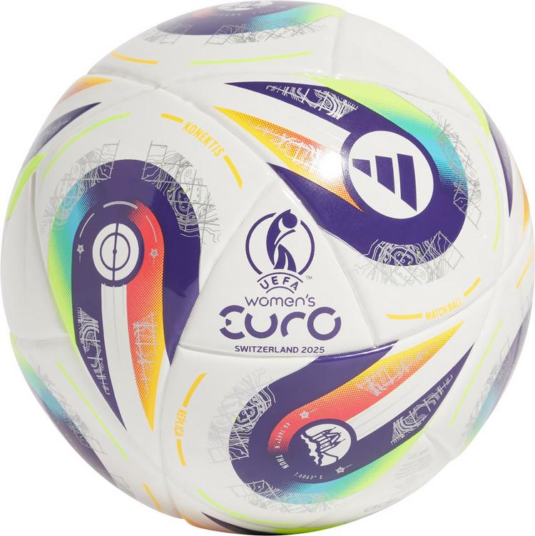 adidas adidas W EURO25 MINI Miniball - white-pantone-pantone-lucid lemon - 0 | SportScheck