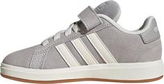 Rückansicht von adidas GRAND COURT 00s EL C Sneaker Kinder grey two-off white-gum