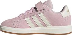 Rückansicht von adidas GRAND COURT 00s EL C Sneaker Kinder clear pink-off white-gum