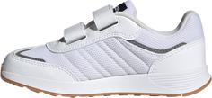 Rückansicht von adidas TENSAUR SWITCH CF C Hallenschuhe Kinder ftwr white-core black-grey three