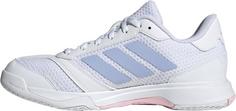 Rückansicht von adidas Ligra 8 W Hallenschuhe Damen ftwr white-vioton-clpink