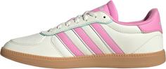 Rückansicht von adidas BREAKNET SLEEK Sneaker Damen core white-bliss pink-halo mint