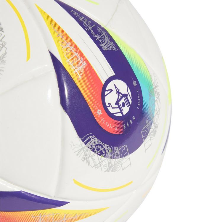 adidas adidas W EURO25 MINI Miniball - white-pantone-pantone-lucid lemon - 1 | SportScheck
