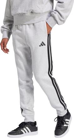 Rückansicht von adidas M 3S FL TC Trainingshose Herren light grey heather-black