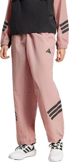 Rückansicht von adidas Future Icons 3S Nylonhose Damen warm clay