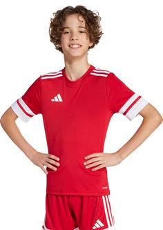 Rückansicht von adidas Squadra25 Funktionsshirt Kinder team power red 2-white