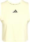 adidas Boxy Croptop Damen - powder yellow