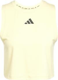 adidas Boxy Croptop Damen - powder yellow