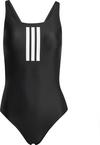 adidas 3S MID SUIT Schwimmanzug Damen - black-white