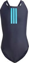 adidas 3S MID SUIT Schwimmanzug Damen - legend ink-lucid cyan