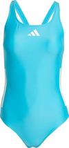 adidas 3S Schwimmanzug Damen - lucid cyan-white
