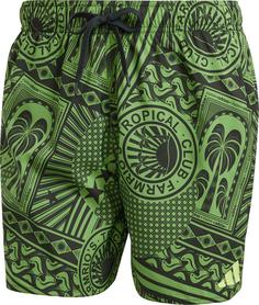 adidas Farm Badeshorts Herren crew green-black-semi spark