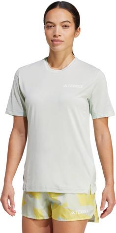 Rückansicht von adidas XPR Funktionsshirt Damen linen green