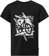 VAUDE Lezza T-Shirt Kinder - black-white