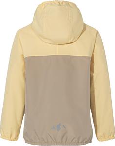 Rückansicht von VAUDE TURACO III Regenjacke Kinder vanilla