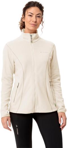 Rückansicht von VAUDE Rosemoor II Fleecejacke Damen ecru uni