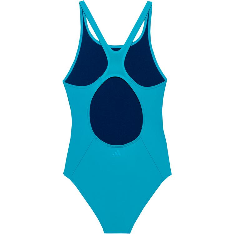 adidas adidas BIG BARS Badeanzug M&auml;dchen - lucid cyan-white - 0 | SportScheck