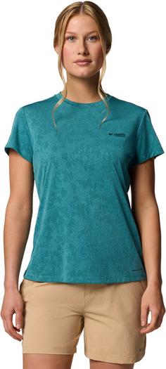 Rückansicht von Columbia Bluebird Canyon Funktionsshirt Damen river blue popflorid jacquard