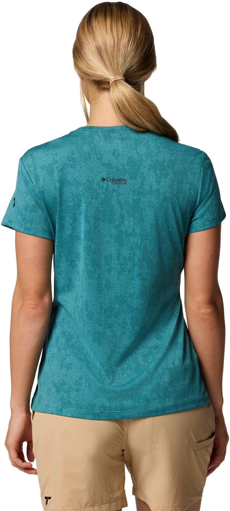 Columbia Columbia Bluebird Canyon Funktionsshirt Damen - river blue popflorid jacquard - 1 | SportScheck