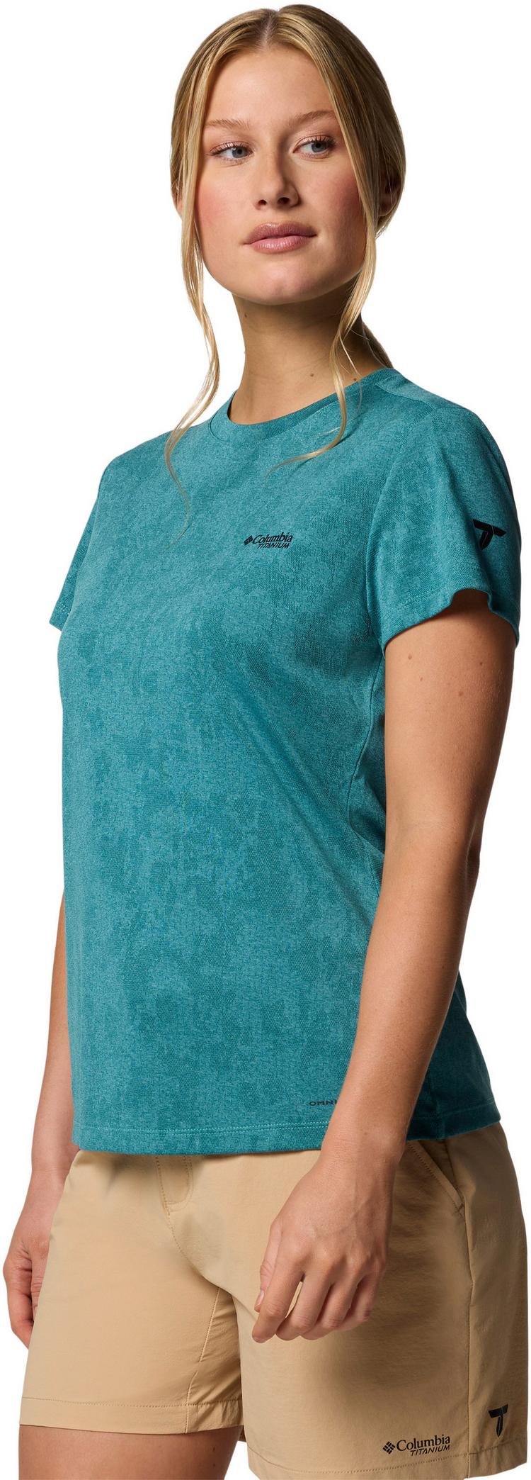 Columbia Columbia Bluebird Canyon Funktionsshirt Damen - river blue popflorid jacquard - 2 | SportScheck