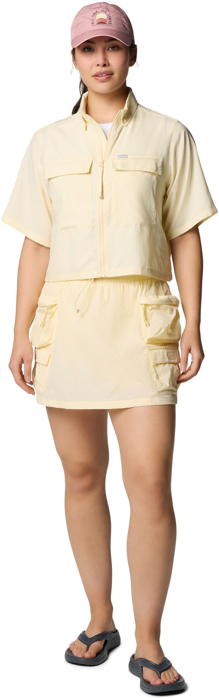 Columbia Columbia Elevated View Kurzarmbluse Damen - lemon wash - 3 | SportScheck