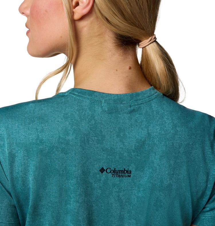 Columbia Columbia Bluebird Canyon Funktionsshirt Damen - river blue popflorid jacquard - 4 | SportScheck