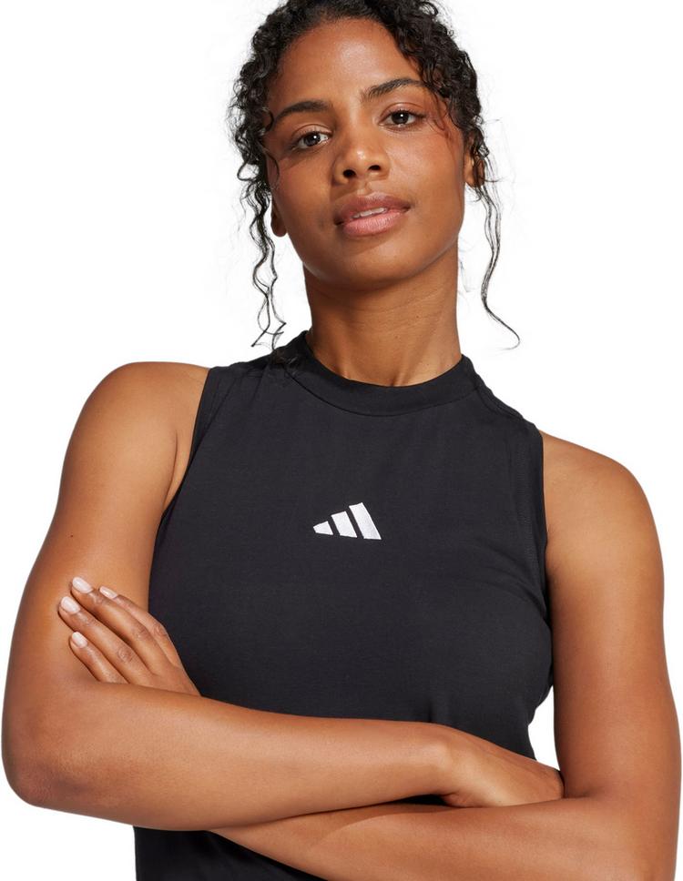 adidas adidas 3S Maxikleid Damen - black-white - 5 | SportScheck